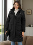 'Brynn' Hooded Long Sleeve Winter Coat - Celes Fashion